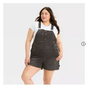 🆕👖Denim Shorts Coveralls, Sz 3X